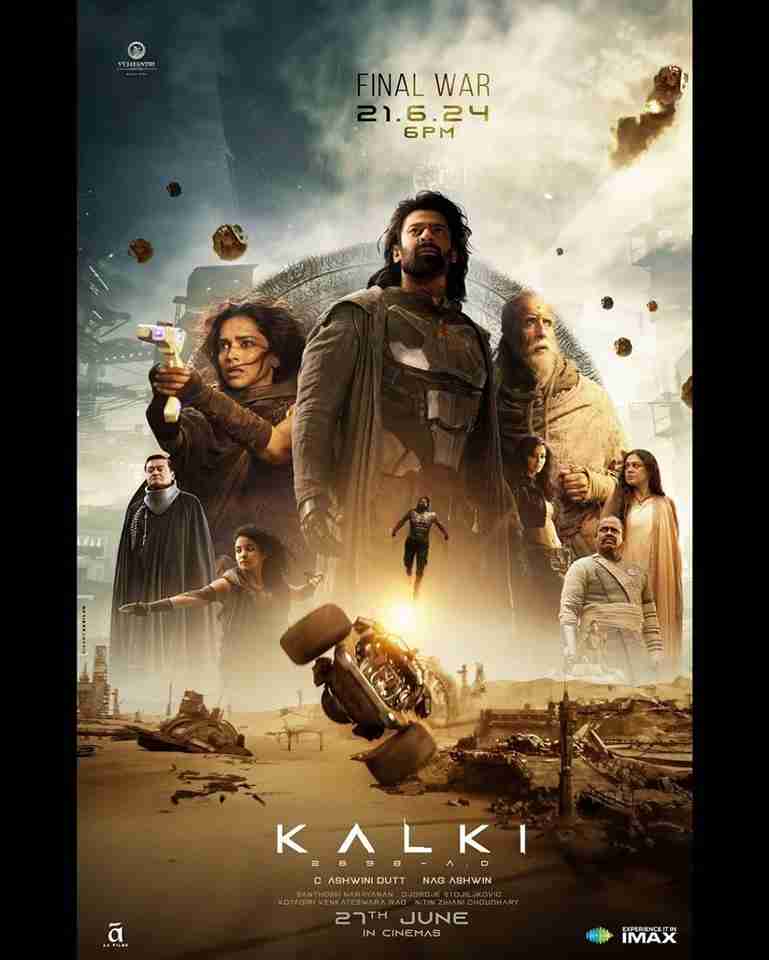 Kalki 2898: Deepika Padukone Unveils New Poster With Prabhas, Amitabh Bachchan, Disha Patani