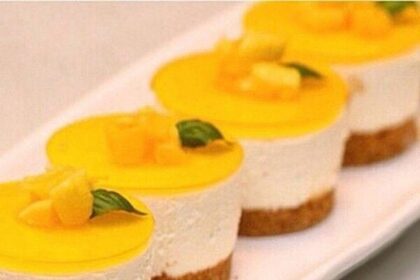 Mango Mini Rosette Cheesecake: A Delightful Fusion of Flavors