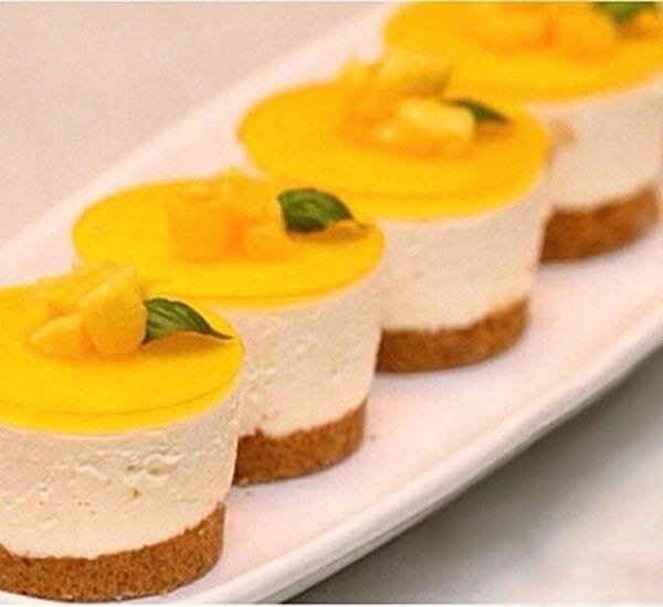 Mango Mini Rosette Cheesecake: A Delightful Fusion of Flavors