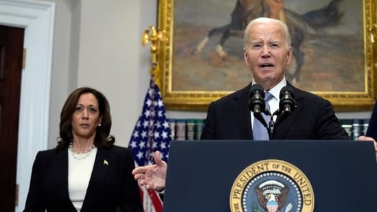 Joe Biden QUITS Presidential race 4 months before US polls and endorses Kamala Harris to replace him